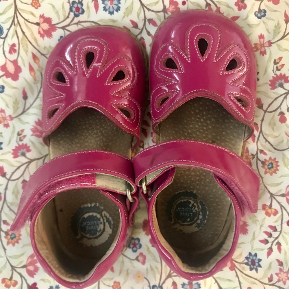 Livie & Luca Patent Leather Petal Mary Jane Shoes